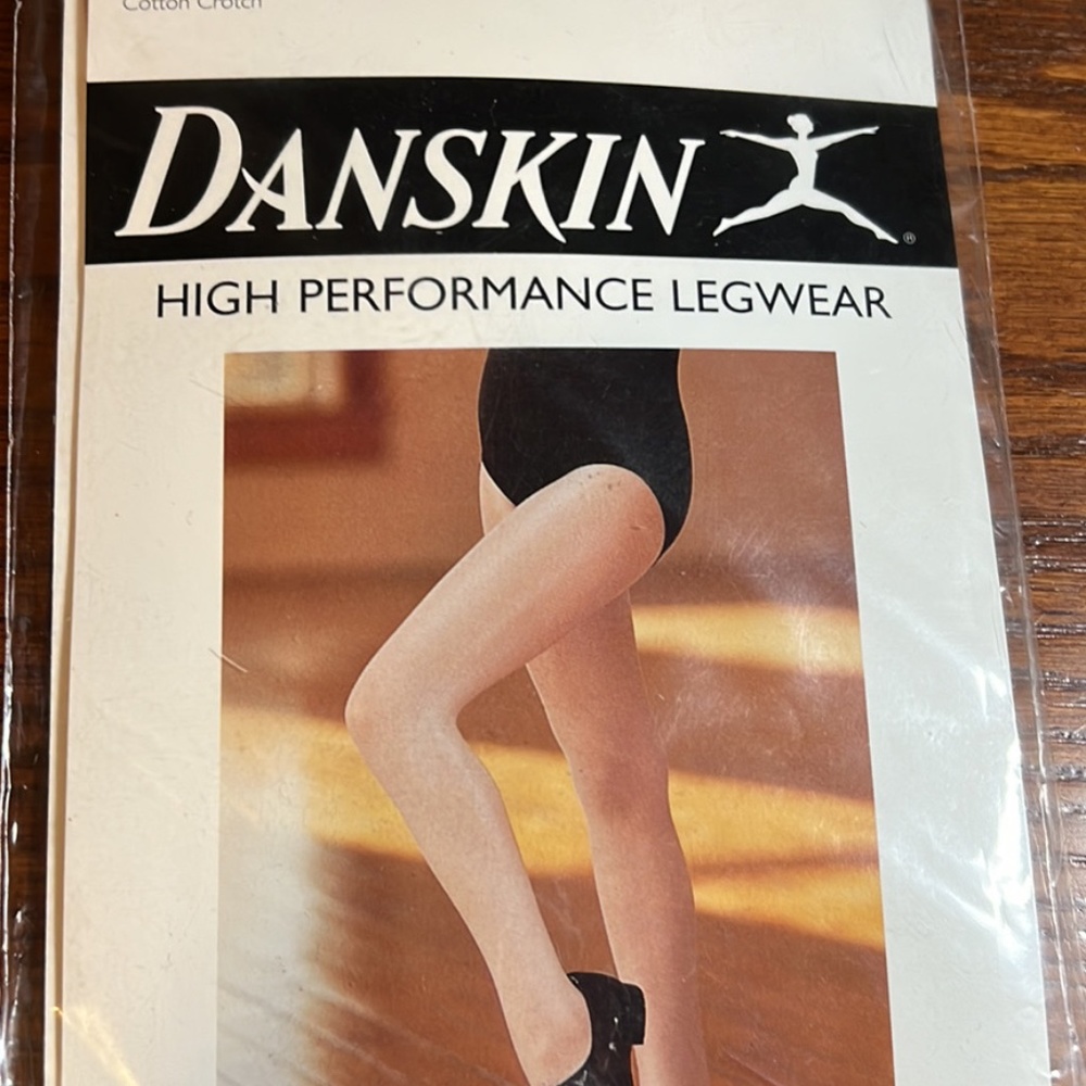 Danskin 2t-4t ultra shimmering footed tights
